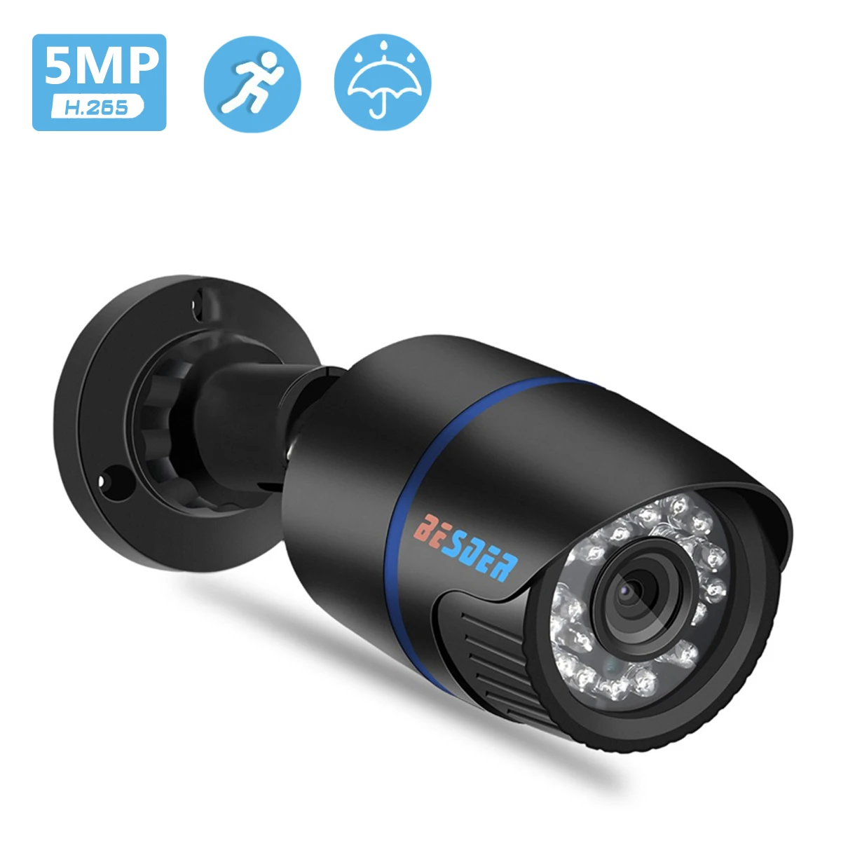 BESDER 5MP 3MP HD 2.8mm Wide IP Camera 1080P Email Alert XMEye ONVIF P2P Motion Detection RTSP 48V POE Surveillance CCTV Outdoor
BESDER 5MP 3MP HD 2.8mm Wide IP Camera 1080P Email Alert XMEye ONVIF P2P Motion Detection RTSP 48V POE Surveillance CCTV Outdoor