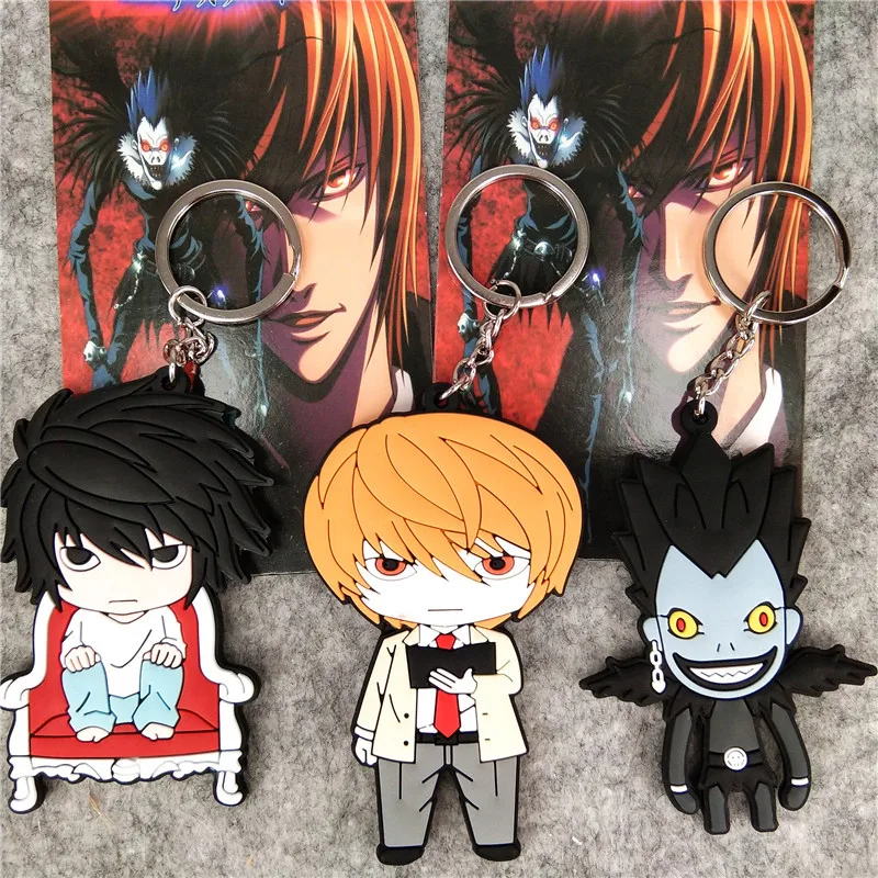 Anime Death Note Keychains DeathNote Figure Ryuuku L Yuji Itadori PVC Key Chain Pendant Cartoon Bag Keyring Fans Collection
Anime Death Note Keychains DeathNote Figure Ryuuku L Yuji Itadori PVC Key Chain Pendant Cartoon Bag Keyring Fans Collection