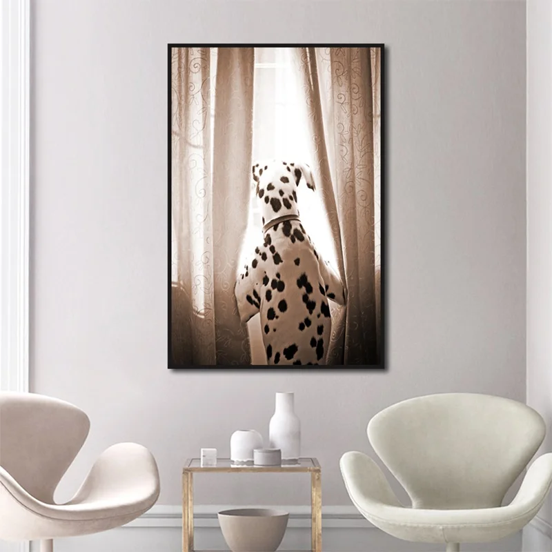 Window Sill Spotted Dog Canvas Painting Abstract Wall Art Animal Picture Poster Print Craft Living Room Corridor Decoration
Window Sill Spotted Dog Canvas Painting Abstract Wall Art Animal Picture Poster Print Craft Living Room Corridor Decoration
