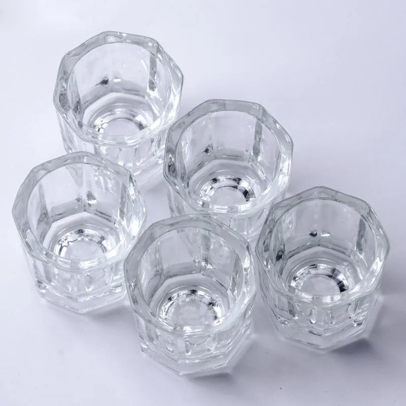 Crystal Glass Powder Liquid Nail Cup Dappen Dish Lid Bowl Cup Holder Equipment Nail Tools Nail Polish Small Capacity Glass Cup
Crystal Glass Powder Liquid Nail Cup Dappen Dish Lid Bowl Cup Holder Equipment Nail Tools Nail Polish Small Capacity Glass Cup