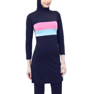 2021 new Pink Women Stripe Printed Muslim Swimwear Hijab Muslimah Islamic Plus Size Swimsuit Swim Surf Wear Sport Burkinis 5XL
2021 new Pink Women Stripe Printed Muslim Swimwear Hijab Muslimah Islamic Plus Size Swimsuit Swim Surf Wear Sport Burkinis 5XL