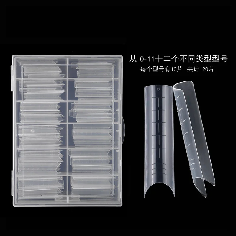 Dual Forms -(Square Shapes)/ Gel Nail Mold Acrylic Nail Dual System Forms 120Pcs C Curve Nail Form 12 Sizes with Scale(U Shape)
Dual Forms -(Square Shapes)/ Gel Nail Mold Acrylic Nail Dual System Forms 120Pcs C Curve Nail Form 12 Sizes with Scale(U Shape)