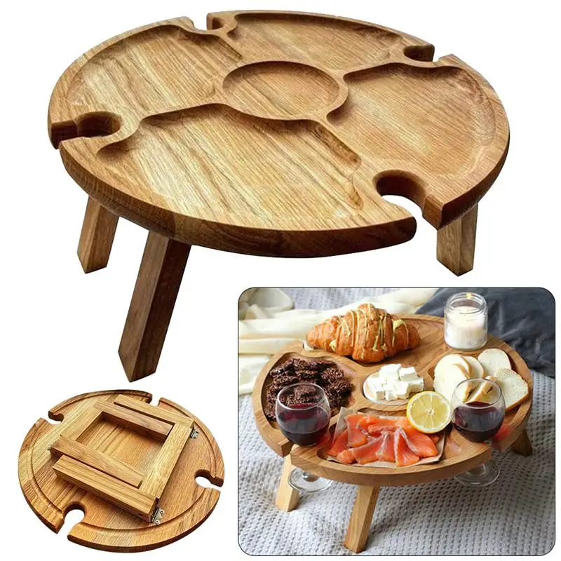 Outdoor Wooden Folding Picnic Table With Glass Holder 2 In 1 Wine Glass Rack Hiking Camping Table Garden Furniture Round Desk
Outdoor Wooden Folding Picnic Table With Glass Holder 2 In 1 Wine Glass Rack Hiking Camping Table Garden Furniture Round Desk