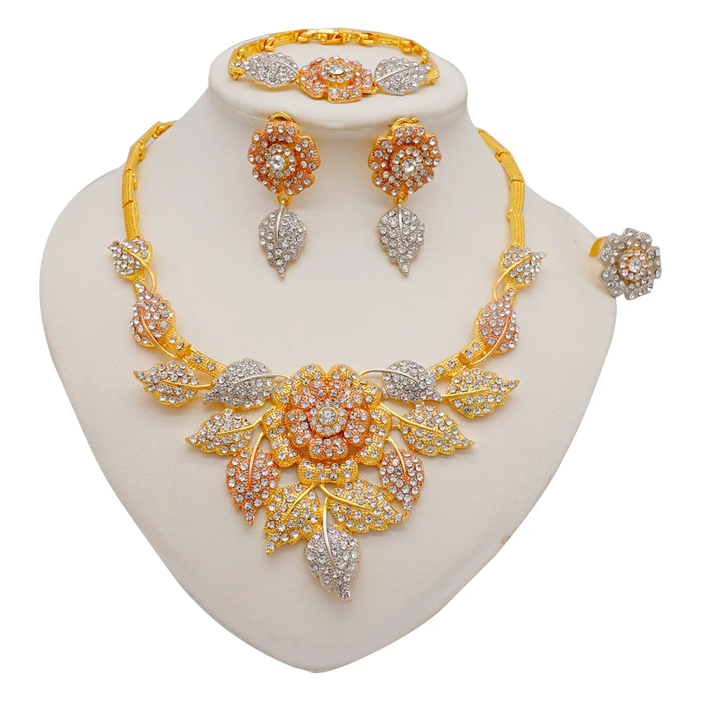 Bridal Fashion Dubai Gold Jewelry Sets Nigerian For Woman Wedding African Beads Jewellery Set Wholesale Design
Bridal Fashion Dubai Gold Jewelry Sets Nigerian For Woman Wedding African Beads Jewellery Set Wholesale Design
