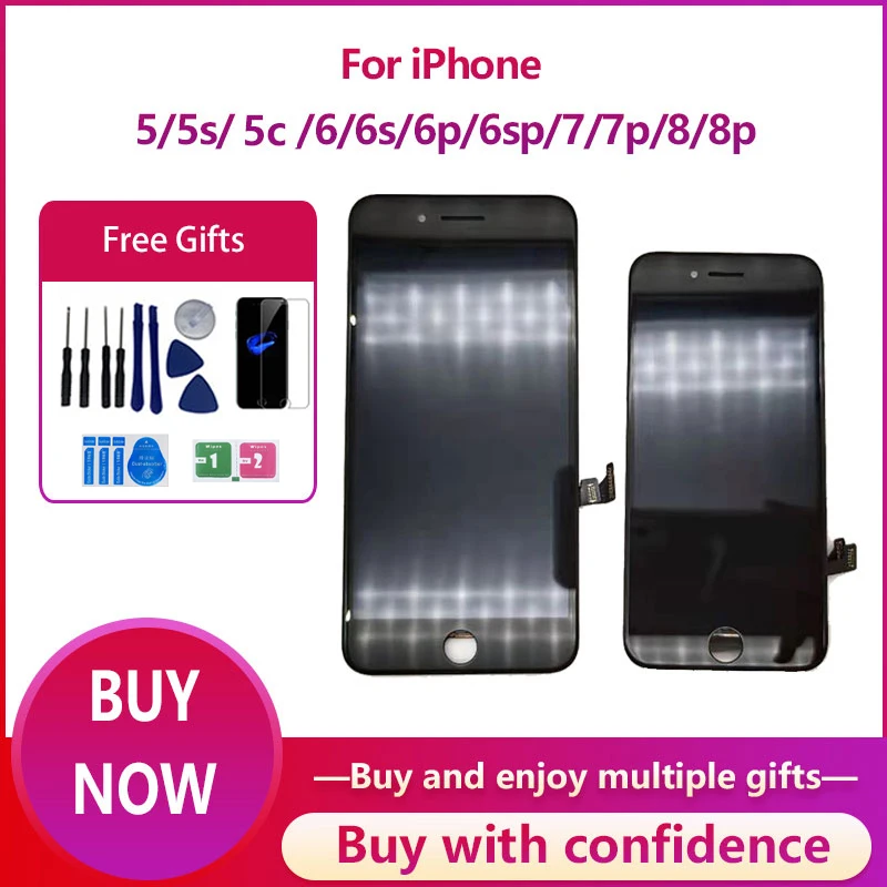 Tested LCD For iPhone 5 6S 6 7 8 Plus X XR XS Max 11 LCD Display 3D Touch Screen Digitizer Assembly Replacement Pantalla
Tested LCD For iPhone 5 6S 6 7 8 Plus X XR XS Max 11 LCD Display 3D Touch Screen Digitizer Assembly Replacement Pantalla