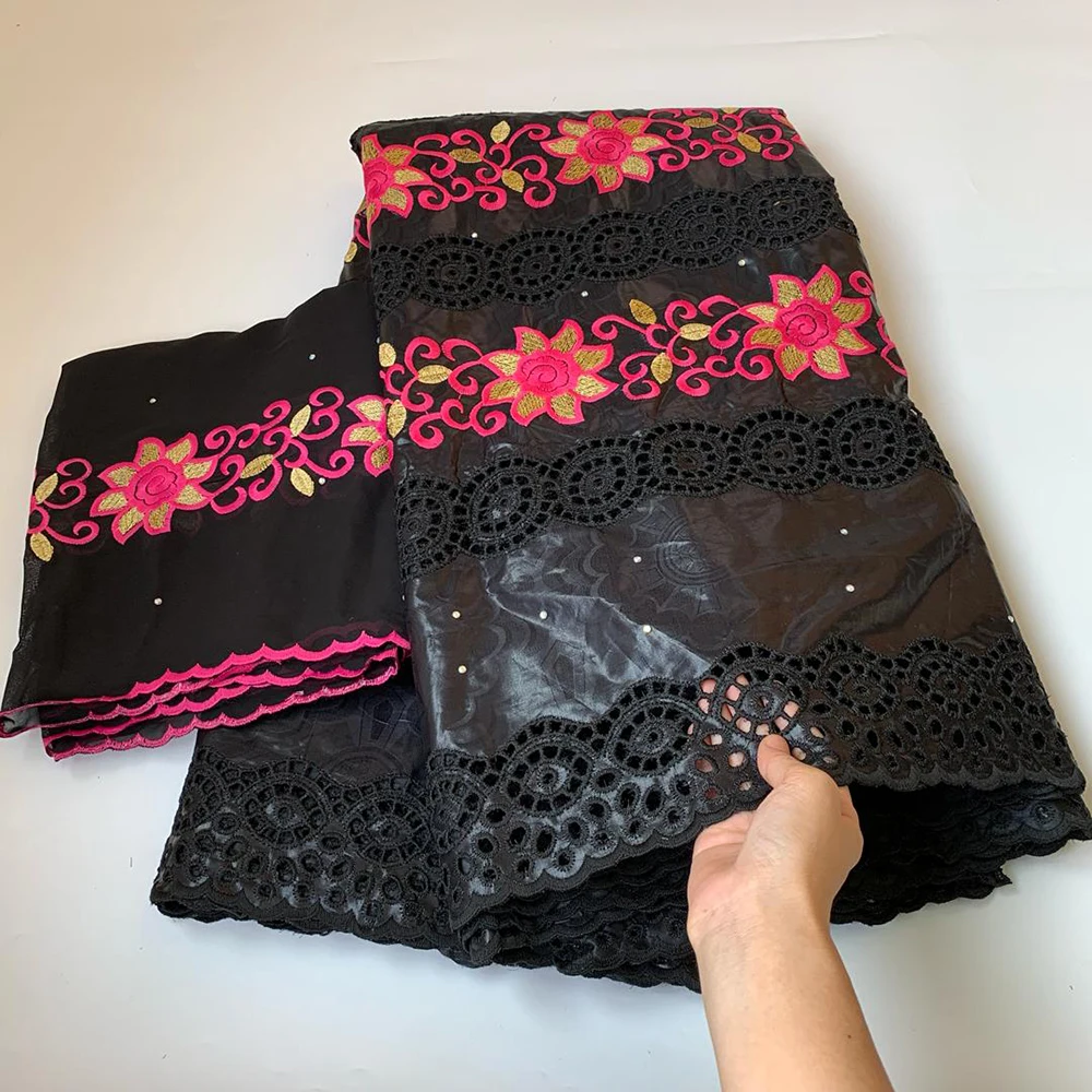 Black Color Bazin Riche Fabrics With Net Lace High Quality Embroidery Bazin Lace For Sewing Women Party Dress
Black Color Bazin Riche Fabrics With Net Lace High Quality Embroidery Bazin Lace For Sewing Women Party Dress