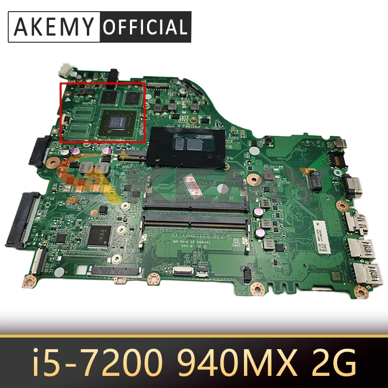For ACER Aspire E5-575 F5-573 F5-573G E5-575G ZAA X32 Laptop Motherboard DAZAAMB16E0 i5-7200 CPU 940MX 2G-GPU 100% Fully Tested
For ACER Aspire E5-575 F5-573 F5-573G E5-575G ZAA X32 Laptop Motherboard DAZAAMB16E0 i5-7200 CPU 940MX 2G-GPU 100% Fully Tested