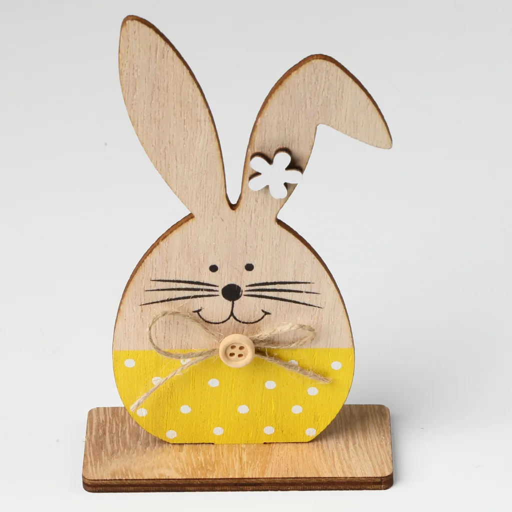 Easter Bunny Tabletop Decoration Wooden Bunny Centerpiece Easter Spring Rabbit Ornament Table Sign Figurines for Home Garden
Easter Bunny Tabletop Decoration Wooden Bunny Centerpiece Easter Spring Rabbit Ornament Table Sign Figurines for Home Garden