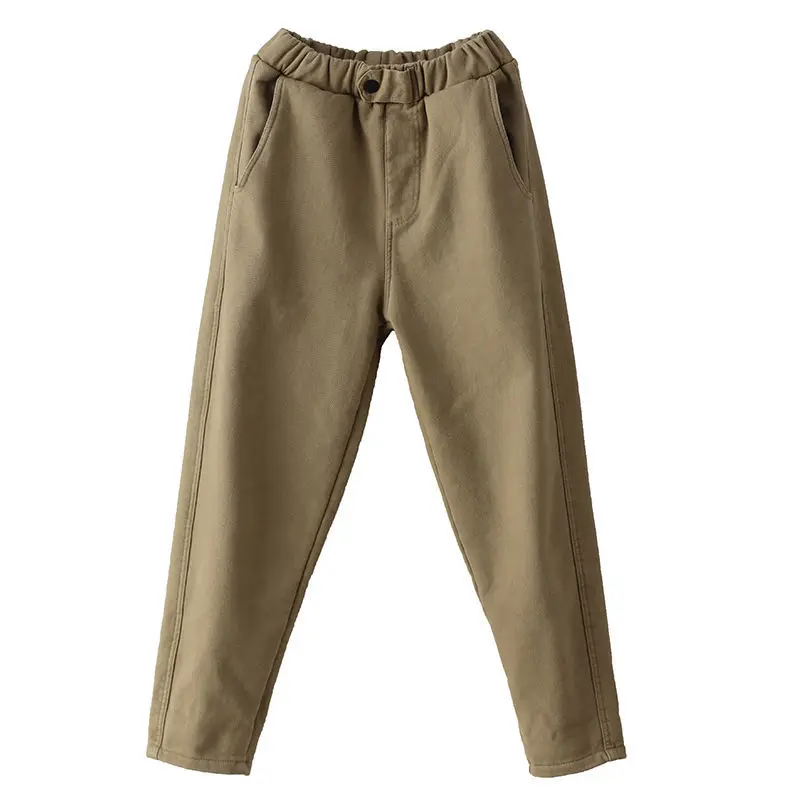 New Spring Autumn Korean Women's Loose Trousers Harem Pants All-match Pure Cotton Linen Cotton Casual Trousers 2021 New
New Spring Autumn Korean Women's Loose Trousers Harem Pants All-match Pure Cotton Linen Cotton Casual Trousers 2021 New