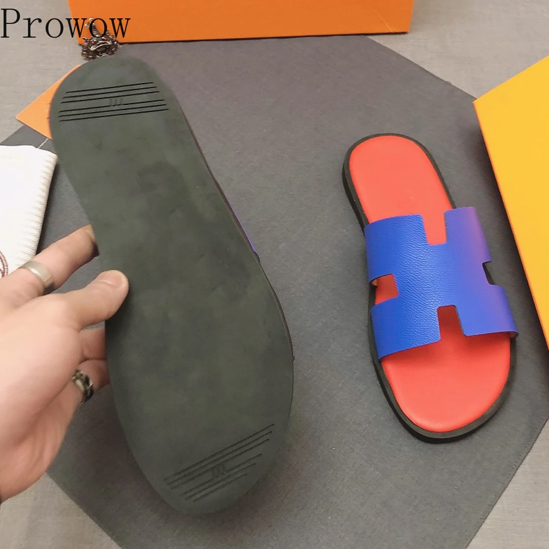 Men Slippers Classical Luxury Brand Top Design Leather Slippers Men Sandals Genuine Leather 38-45
Men Slippers Classical Luxury Brand Top Design Leather Slippers Men Sandals Genuine Leather 38-45