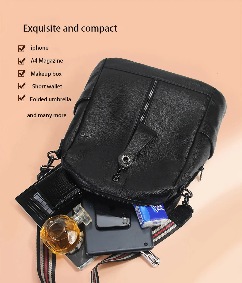 Backpack 2021 new female bag luxury fashion all-match backpack 100% genuine leather top layer soft cowhide large capacity bag 
Backpack 2021 new female bag luxury fashion all-match backpack 100% genuine leather top layer soft cowhide large capacity bag
