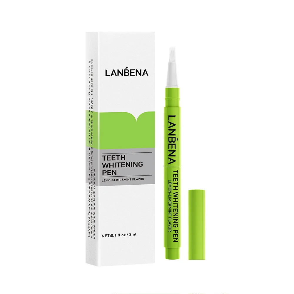 LANBENA Teeth Whitening Pen Cleaning Tooth Remove Plaque Stains Brightening Bleaching Whiten Teeth Oral Hygiene Stain Oral Clean
LANBENA Teeth Whitening Pen Cleaning Tooth Remove Plaque Stains Brightening Bleaching Whiten Teeth Oral Hygiene Stain Oral Clean