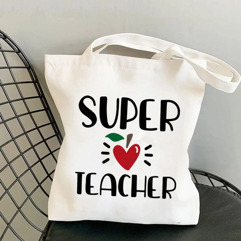 2021 supplier Super Teacher Printed Tote Bag women Harajuku shopper handbag girl Shoulder shopping bag Lady gift Canvas Bag
2021 supplier Super Teacher Printed Tote Bag women Harajuku shopper handbag girl Shoulder shopping bag Lady gift Canvas Bag