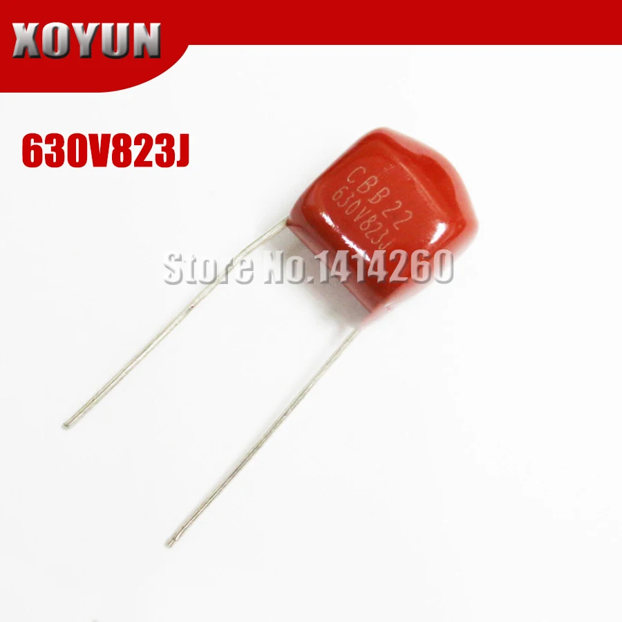 10pcs/lot CBB22 630V823J Pitch 10MM 823J630V 823J 630V CBB Polypropylene film capacitor
10pcs/lot CBB22 630V823J Pitch 10MM 823J630V 823J 630V CBB Polypropylene film capacitor