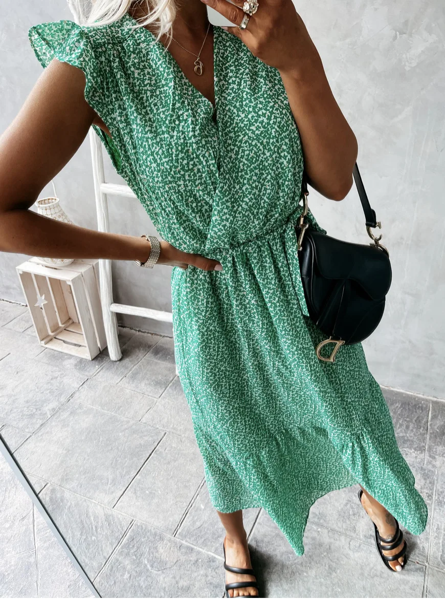 Summer Dress Femme Robes Women Floral Print A-Line Dresses Y2K Ruffles Sleeveless Long Dress For Women's Clothing 2021 Vestidos
Summer Dress Femme Robes Women Floral Print A-Line Dresses Y2K Ruffles Sleeveless Long Dress For Women's Clothing 2021 Vestidos