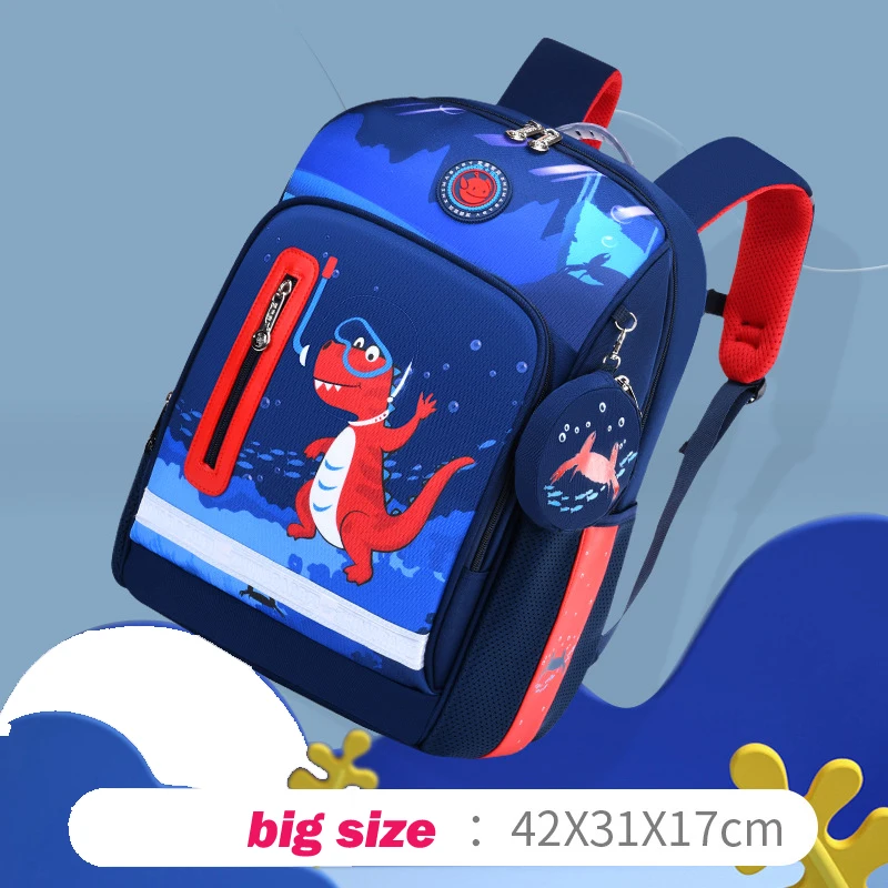 Two Style Dinosaur Boys Primary School Bags Warterproof Orthopedic Kids Backpacks for Boys Cool Knapsack Grade 1-3-5
Two Style Dinosaur Boys Primary School Bags Warterproof Orthopedic Kids Backpacks for Boys Cool Knapsack Grade 1-3-5