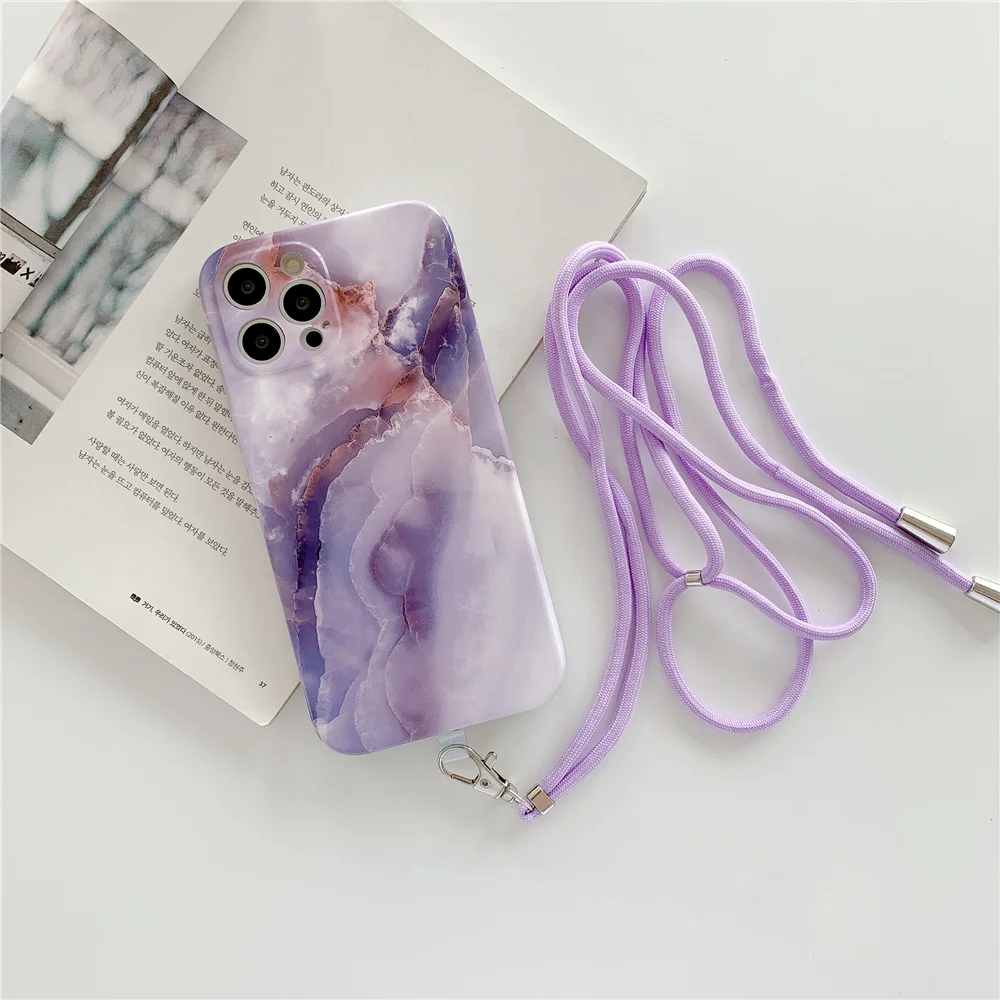 Luxury Marble crack Granite Silicone Case For iphone 12 11 Pro X Xs Max XR 7 8 Plus Necklace With Rope Lanyard shockproof Cover
Luxury Marble crack Granite Silicone Case For iphone 12 11 Pro X Xs Max XR 7 8 Plus Necklace With Rope Lanyard shockproof Cover