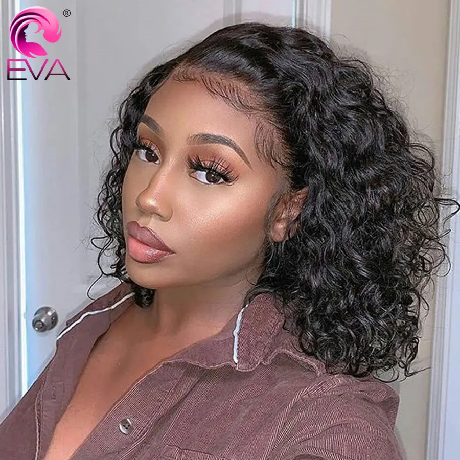 Eva Hair Lace Front Short Human Hair Wigs Pre Plucked Hairline With Baby Hair Glueless Curly Lace Front Wig Brazilian Remy Hair
Eva Hair Lace Front Short Human Hair Wigs Pre Plucked Hairline With Baby Hair Glueless Curly Lace Front Wig Brazilian Remy Hair