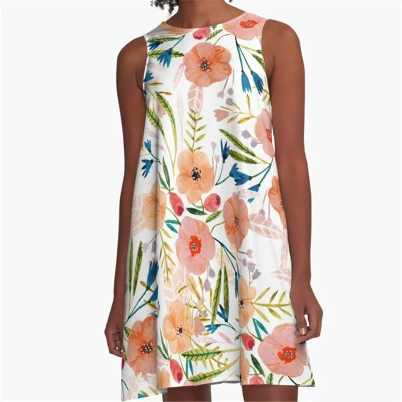 Fashion Women summer dresses Floral seamless Printed A-Line Boho Dress for women harajuku Sexy ladies mini short beach dress
Fashion Women summer dresses Floral seamless Printed A-Line Boho Dress for women harajuku Sexy ladies mini short beach dress