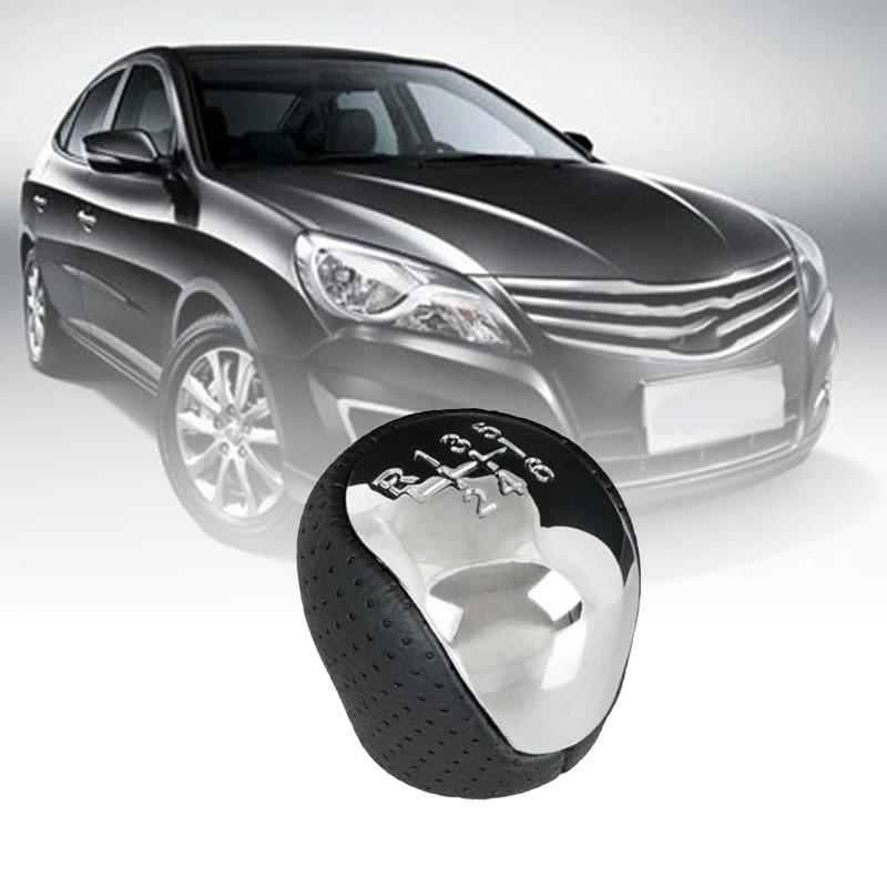 SPORT Perforated Leather Gear Knob Chrome 6-Speed for Hyundai Elantra I30 IX35 Tucson
SPORT Perforated Leather Gear Knob Chrome 6-Speed for Hyundai Elantra I30 IX35 Tucson