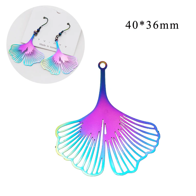 10pcs/Lot Hollow Out Leaves Shape Charms Stainless Steels Vacuum Plating Women Fashion Earring Pendants Accessories
10pcs/Lot Hollow Out Leaves Shape Charms Stainless Steels Vacuum Plating Women Fashion Earring Pendants Accessories