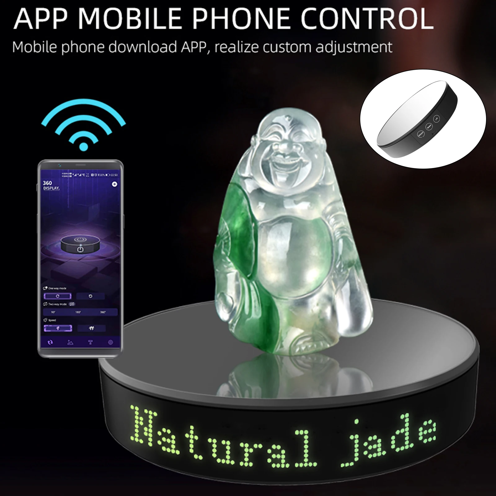 Электрическая вращающаяся подставка для зеркала дисплея моторизованные модели держатель управление через приложение 
Электрическая вращающаяся подставка для зеркала дисплея моторизованные модели держатель управление через приложение