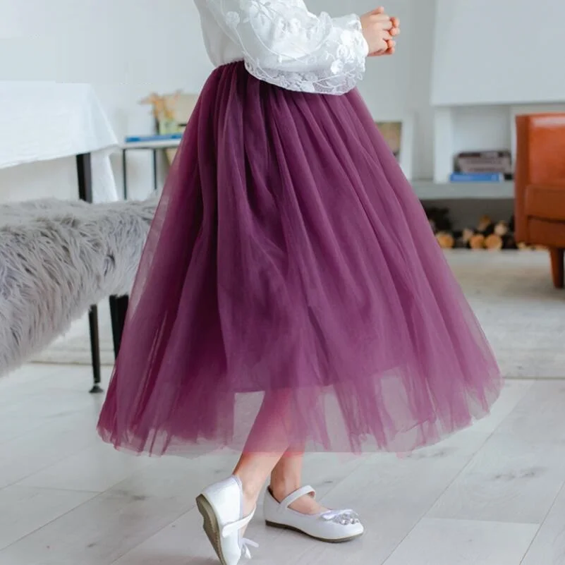 Фото От 2 до 12 лет пышные фатиновые юбки пачки принцессы для маленьких - купить