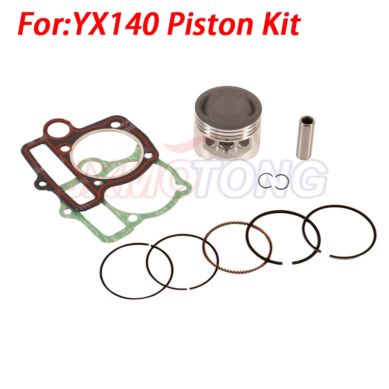 56mm Piston Kit Rings and Gaskets Set For YX 140cc Engine PIT PRO TRAIL DIRT BIKE
56mm Piston Kit Rings and Gaskets Set For YX 140cc Engine PIT PRO TRAIL DIRT BIKE