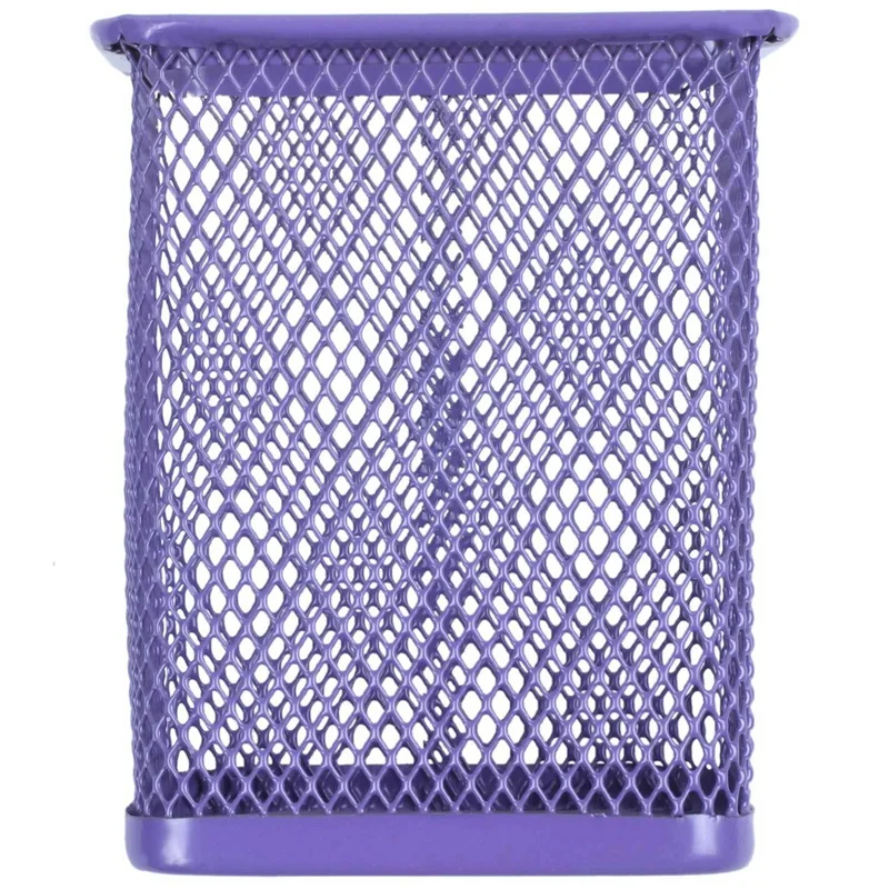 Purple Metal Rectangle Shaped Mesh Pen Pencil Holder Organizer with 20Pcs Bookmark Souvenirs Field Line Marker
Purple Metal Rectangle Shaped Mesh Pen Pencil Holder Organizer with 20Pcs Bookmark Souvenirs Field Line Marker