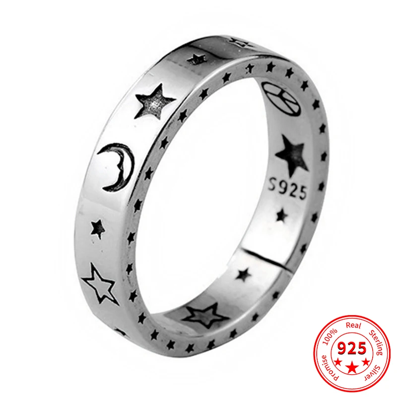 Real Sterling Silver Rings for Women Happy Smiling Face Adjustable Circle Punk Hip Hop Fashion Jewelry Best Gift Carving S925
Real Sterling Silver Rings for Women Happy Smiling Face Adjustable Circle Punk Hip Hop Fashion Jewelry Best Gift Carving S925