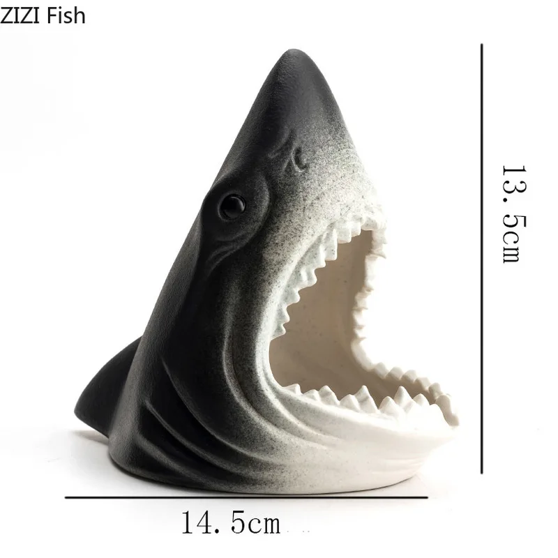 European Creative Shark Storage Ashtray Crafts Living Room Entrance Office Decoration Accessories Car Ashtray Gift for Boyfriend
European Creative Shark Storage Ashtray Crafts Living Room Entrance Office Decoration Accessories Car Ashtray Gift for Boyfriend