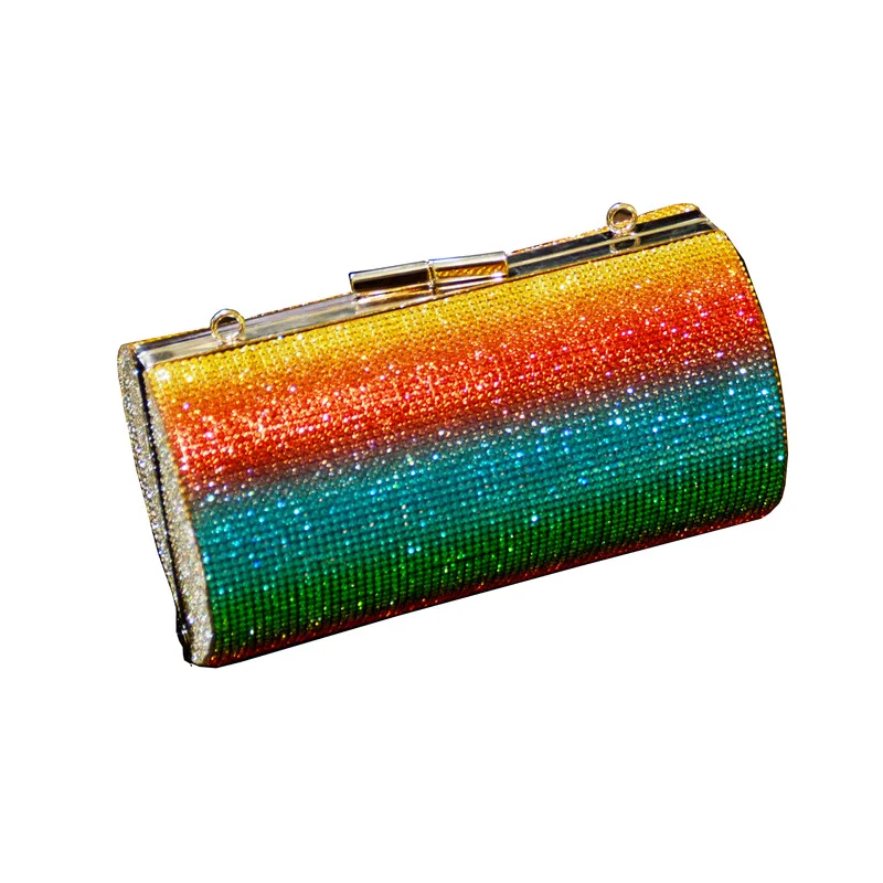 Diamond Women's Evening Purse Rainbow Rhinestone Cluth Crossbody Bags for Women Luxury Party Handbag for Wedding Clutch Purse
Diamond Women's Evening Purse Rainbow Rhinestone Cluth Crossbody Bags for Women Luxury Party Handbag for Wedding Clutch Purse