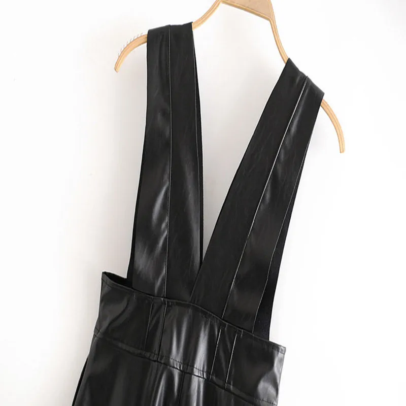 2020 Spring and Autumn Temperament Commuting Slim Slim Women's New PU Leather Buttons High Waist V-neck Midi Vest A-word Dress
2020 Spring and Autumn Temperament Commuting Slim Slim Women's New PU Leather Buttons High Waist V-neck Midi Vest A-word Dress