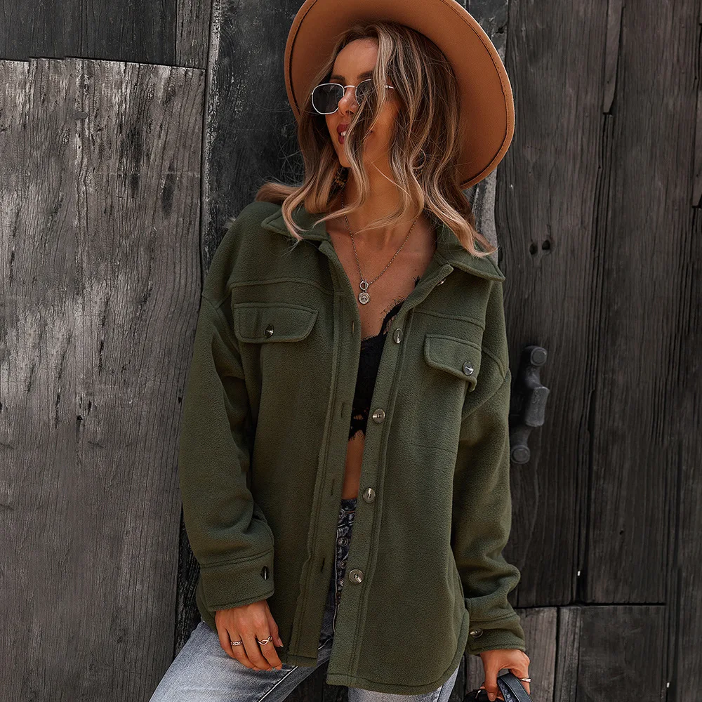 2022 Office Lady Lapel Jackets Coats Winter Loose Long Sleeve Solid Outwear&coats Women Casual Fashion Ladies Button Jacket
2022 Office Lady Lapel Jackets Coats Winter Loose Long Sleeve Solid Outwear&coats Women Casual Fashion Ladies Button Jacket
