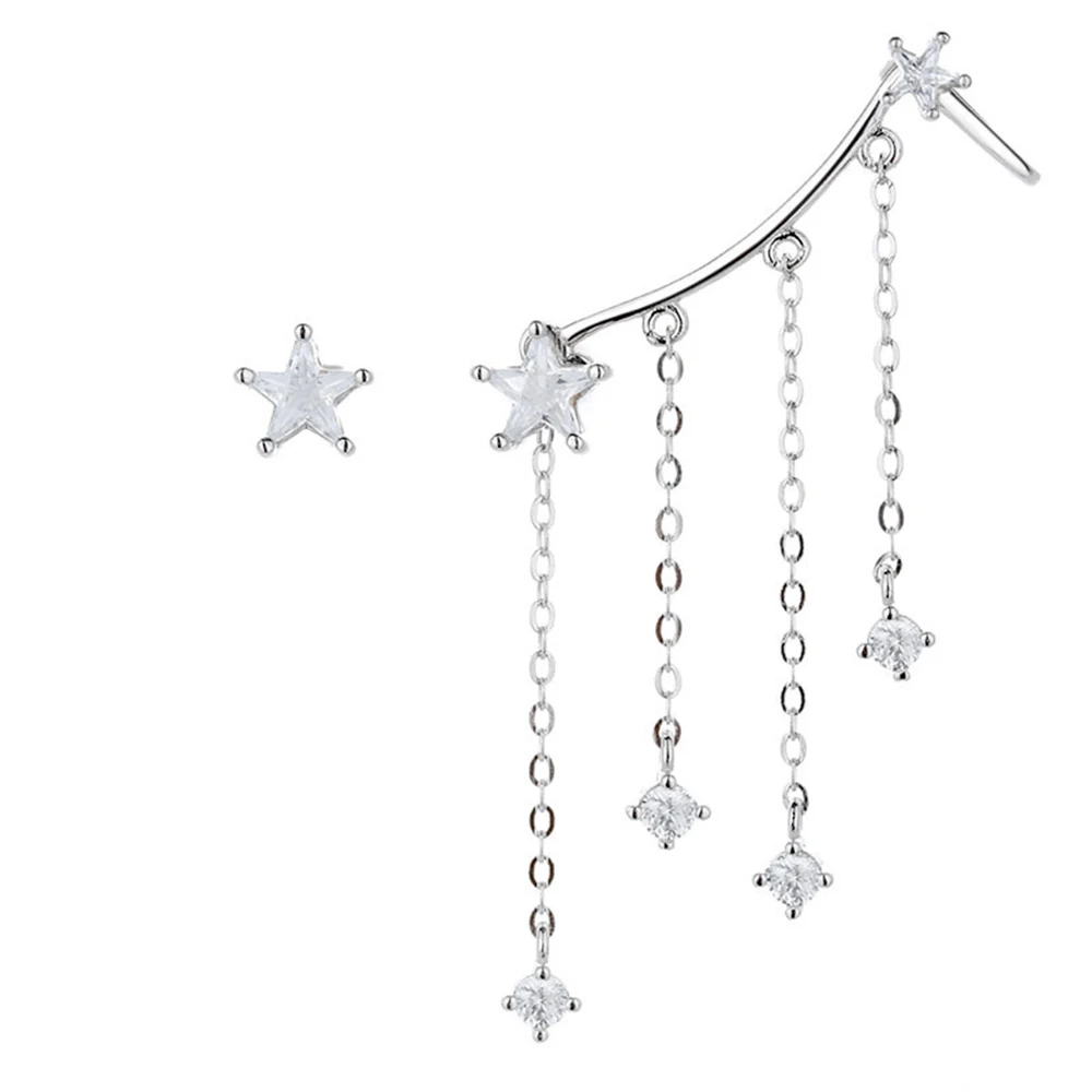 New 2021 Asymmetric full tassel earrings temperament niche earrings S925 sterling silver star earrings ladies earrings
New 2021 Asymmetric full tassel earrings temperament niche earrings S925 sterling silver star earrings ladies earrings