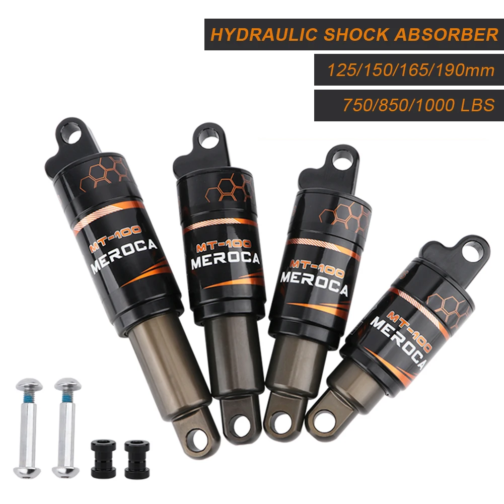 Bicycle Shock Absorber 125 150 165 190mm 750/850/1000LBS Oil Spring Rear Shock Absorber for MTB Mountain Bike Accessories
Bicycle Shock Absorber 125 150 165 190mm 750/850/1000LBS Oil Spring Rear Shock Absorber for MTB Mountain Bike Accessories