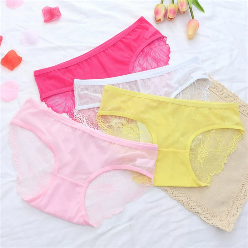 3pcs Lightweight Seamless Floral Lace Women Underwear Sexy Breathable Fashion Low Waist Comfortable Perspective Briefs
3pcs Lightweight Seamless Floral Lace Women Underwear Sexy Breathable Fashion Low Waist Comfortable Perspective Briefs