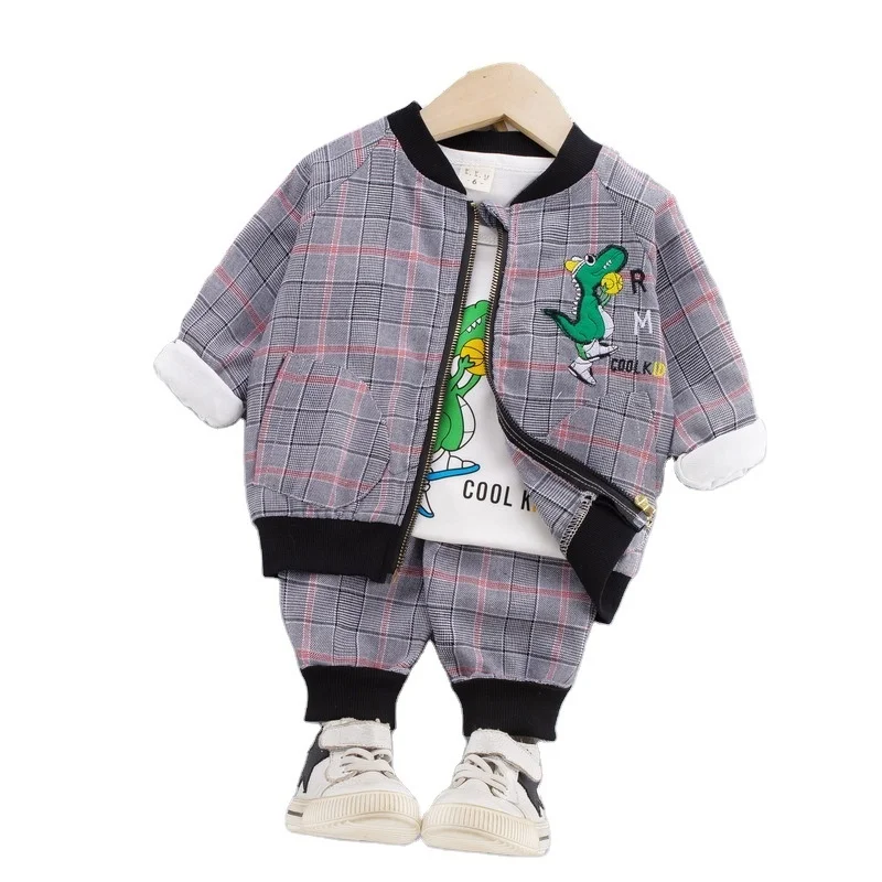 New Fashion Spring Autumn Baby Girls Clothes Children Boys Cartoon Casual Jacket T-Shirt Pants 3Pcs/sets Kids Infant Tracksuits
New Fashion Spring Autumn Baby Girls Clothes Children Boys Cartoon Casual Jacket T-Shirt Pants 3Pcs/sets Kids Infant Tracksuits
