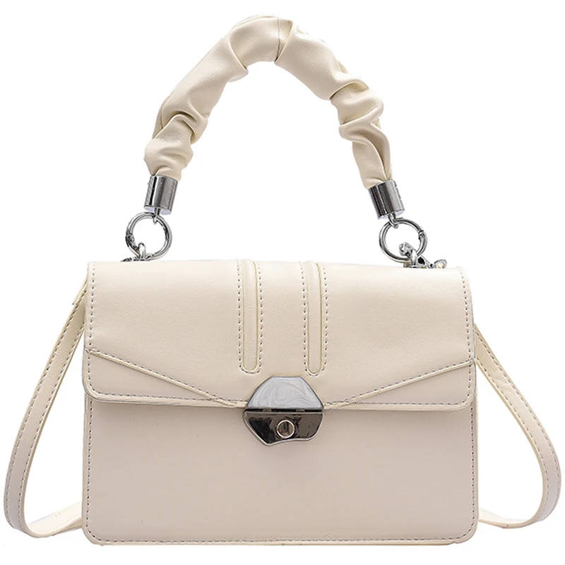 Solid color Pleated Flip Tote bag 2021 Fashion New High-quality PU Leather Women's Designer Handbag Lock Shoulder Messenger Bag
Solid color Pleated Flip Tote bag 2021 Fashion New High-quality PU Leather Women's Designer Handbag Lock Shoulder Messenger Bag