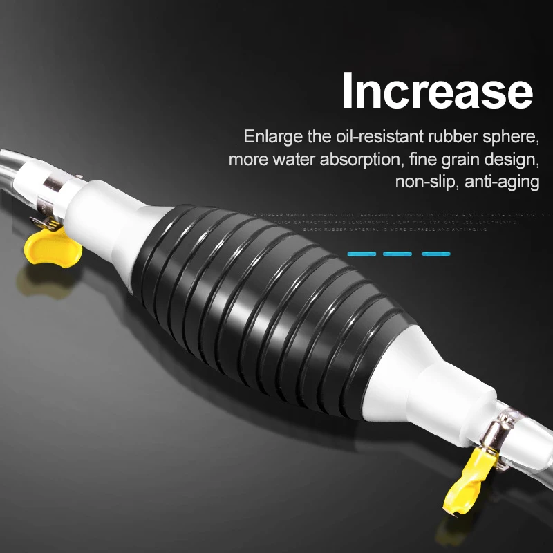 Universal Water Oil Transfer Pump Durable Syphon Fuel Saver Petrol Diesel Liquid Manual Pump Portable Car Fuel Gas Pump Pvc Pipe
Universal Water Oil Transfer Pump Durable Syphon Fuel Saver Petrol Diesel Liquid Manual Pump Portable Car Fuel Gas Pump Pvc Pipe