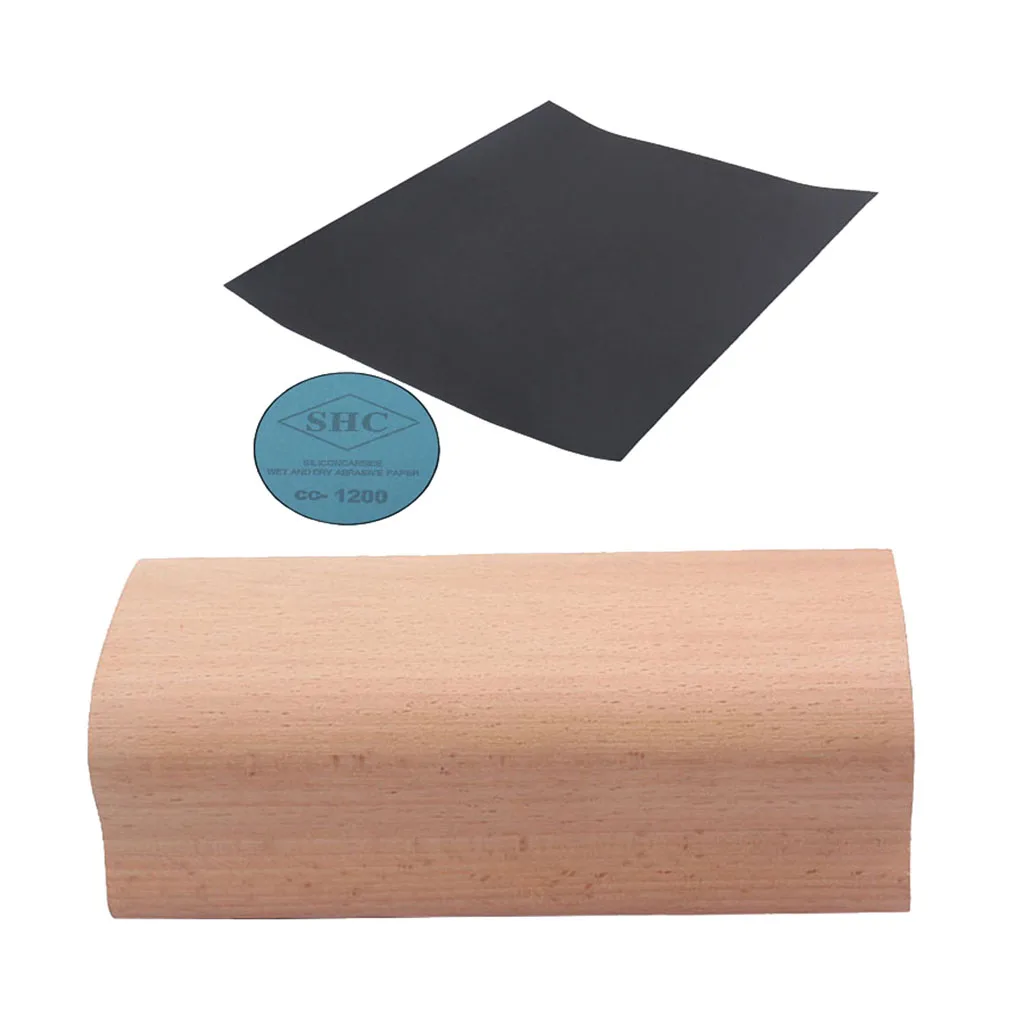 Sanding Wedge For Guitar / Bass With Abrasive Paper Frets Surfacing Tool 
Sanding Wedge For Guitar / Bass With Abrasive Paper Frets Surfacing Tool