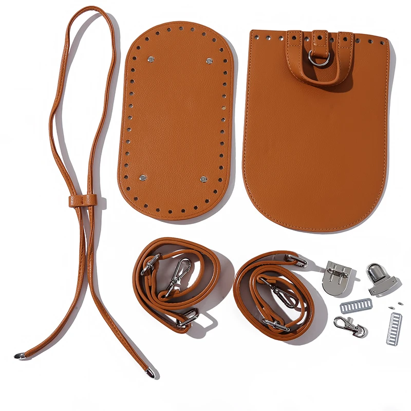 New Handbag Shoulder Strap Woven Bag Set PU Leather Bag Bottoms With Hardware Accessories For DIY Handmade Bag Backpack 7pcs Set
New Handbag Shoulder Strap Woven Bag Set PU Leather Bag Bottoms With Hardware Accessories For DIY Handmade Bag Backpack 7pcs Set