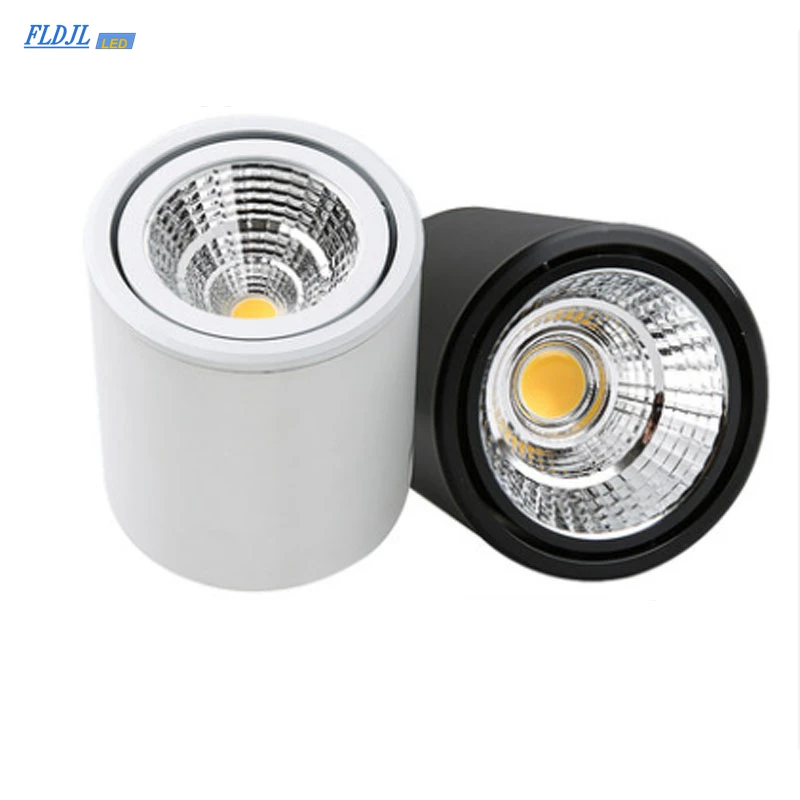 Dimmable LED downlight COB spotlight AC85-265V 5W 7W 12W 20W 25W adjustable angle aluminum surface mounted light indoor lighting
Dimmable LED downlight COB spotlight AC85-265V 5W 7W 12W 20W 25W adjustable angle aluminum surface mounted light indoor lighting