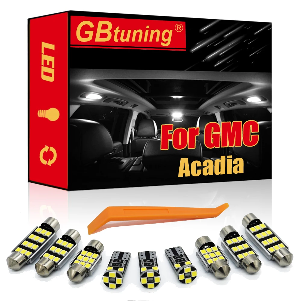 LED Interior Light Bulb Kit For GMC Acadia 2007-2020 Car LED Reading Map Dome Trunk Vehicle Lamp Canbus Error Free 100%
LED Interior Light Bulb Kit For GMC Acadia 2007-2020 Car LED Reading Map Dome Trunk Vehicle Lamp Canbus Error Free 100%