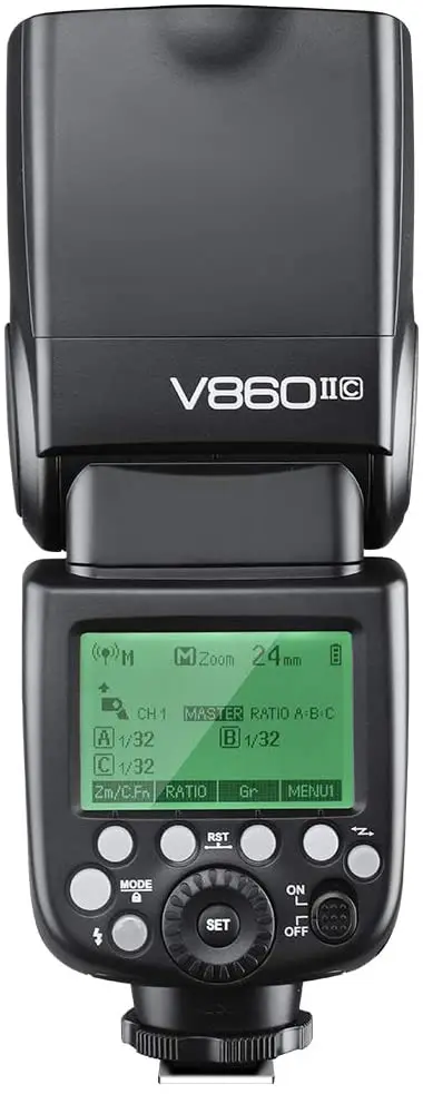 

Godox V860II-C E-TTL HSS 1/8000s 2.4G GN60 Li-ion Battery Camera Flash Speedlite Light Compatible for Canon EOS Cameras