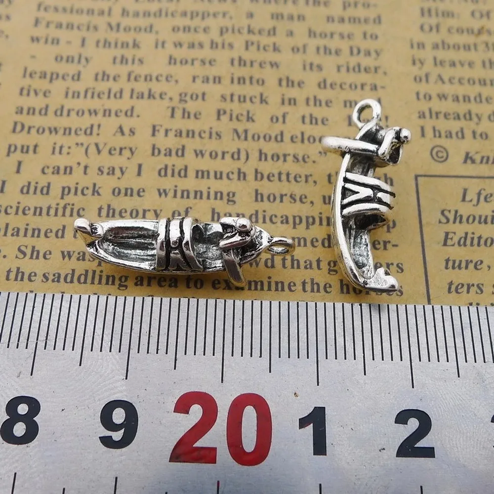 80pcs Boat Charms 10mm x 24mm DIY Jewelry Making Pendant antique silver color
80pcs Boat Charms 10mm x 24mm DIY Jewelry Making Pendant antique silver color