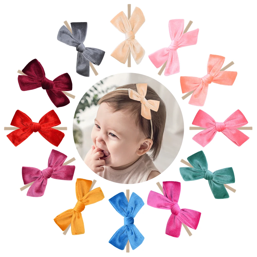 4.5 Inches Baby Nylon Headband Elastic Rope Turban Bows Hair Bands For Girls Bowknot Hairband Toddler Headwear Hair Accessories
4.5 Inches Baby Nylon Headband Elastic Rope Turban Bows Hair Bands For Girls Bowknot Hairband Toddler Headwear Hair Accessories