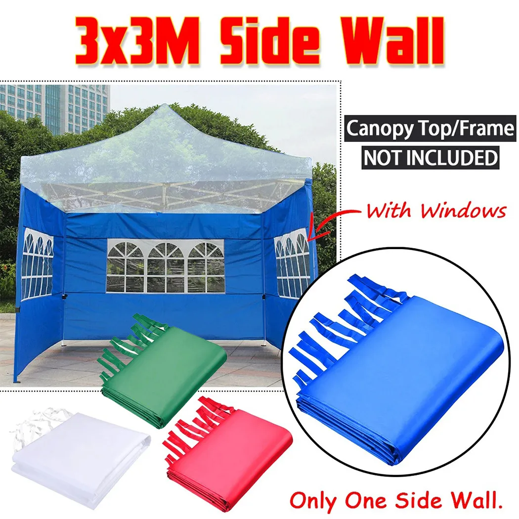 1PC Canopy Tent Side Wall Carport Garage Big Tarp Enclosure Shelter Party Sunshade Waterproof Tent Accessories Outdoor Camping
1PC Canopy Tent Side Wall Carport Garage Big Tarp Enclosure Shelter Party Sunshade Waterproof Tent Accessories Outdoor Camping