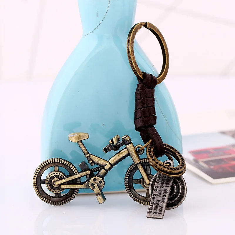 WANGAIYAO2021 new retro woven leather keychain creative bicycle small gift car pendant couple bag fashion trend jewelry pendant
WANGAIYAO2021 new retro woven leather keychain creative bicycle small gift car pendant couple bag fashion trend jewelry pendant