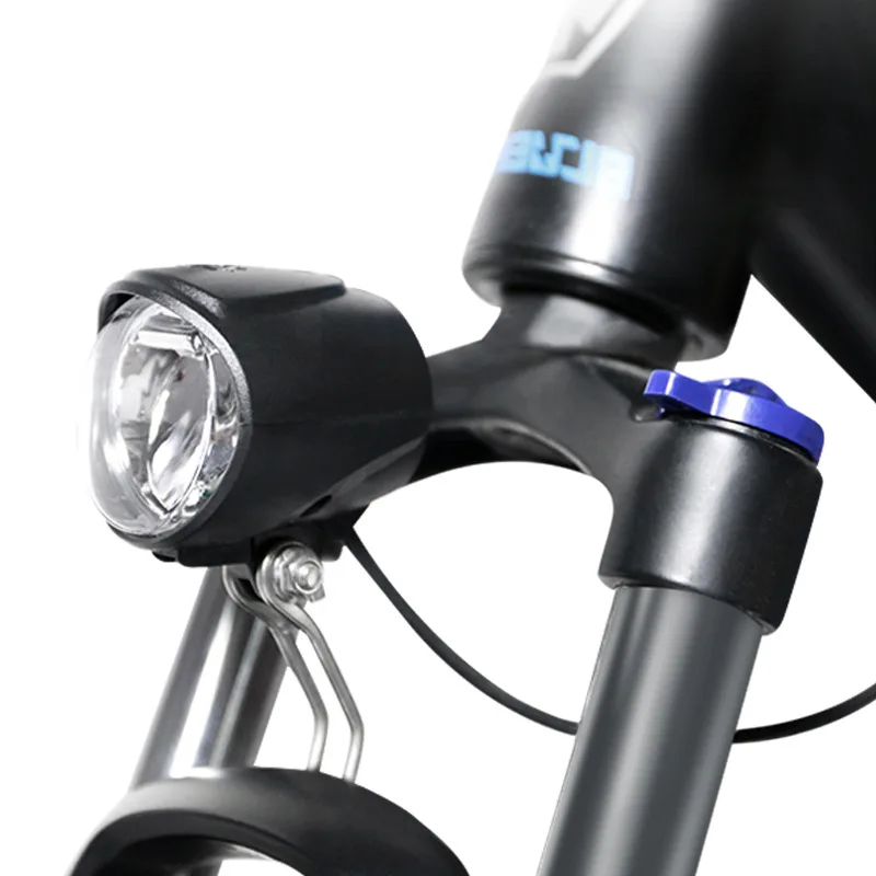 

e-bike light headlight 85 lux input 12V 36V 48V 52V ebike lamp install handlebar LED electric bicycle light for Bafang Mid
